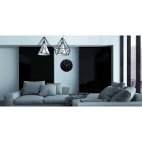 Dizajnové nástenné hodiny Future Time FT2010BK Round black 40cm